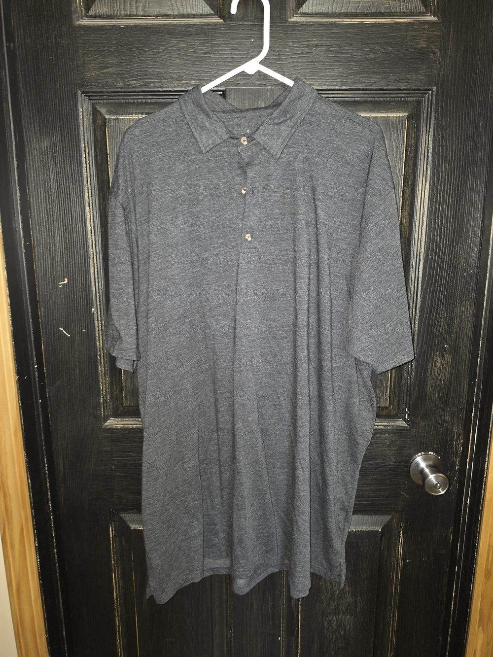 Men's Charcoal Gray Polo Shirt